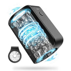 TurboPulseⅢ 7 Rotation Modes & Thrusting 2 in 1 Vibrating Male Stroker – product view 11