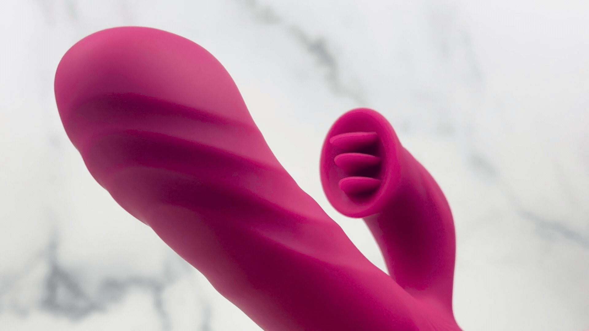 Revel Rabbit fluttering tongue clit stimulation GIF | AnneToys