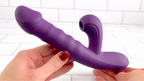 Suck & Thrust Dual Action Vibrator G-spot thrusting motion GIF | AnneToys