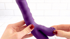 Suck & Thrust Dual Action Vibrator air-pulse clit suction GIF | AnneToys
