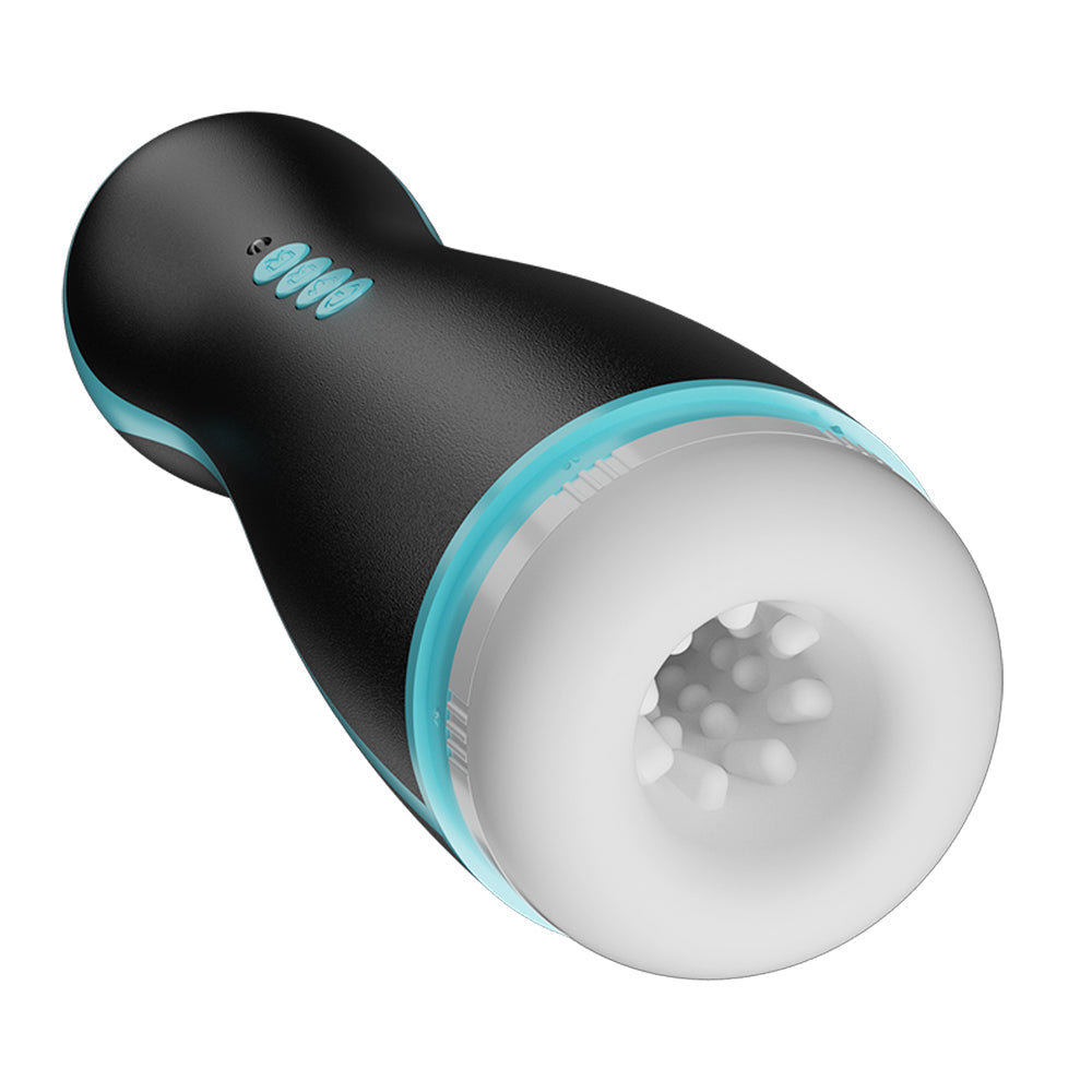 Blue Knight Male Masturbation Cup Heating Sucking Vibrator Glans Stimulator Oral Sex Sucking Male Stroker – product view 5