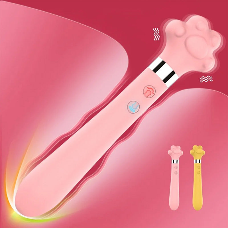 Smart Heated Vibrating Cat Paw Vibrator – product view 4
