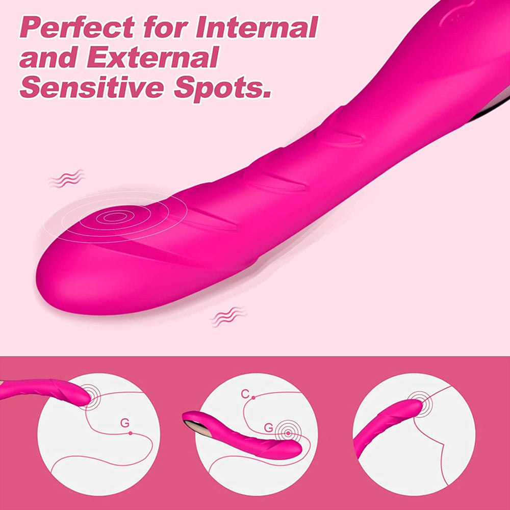 Vibrating Dildos Silicone Female Automatic Masturbator – product view 5
