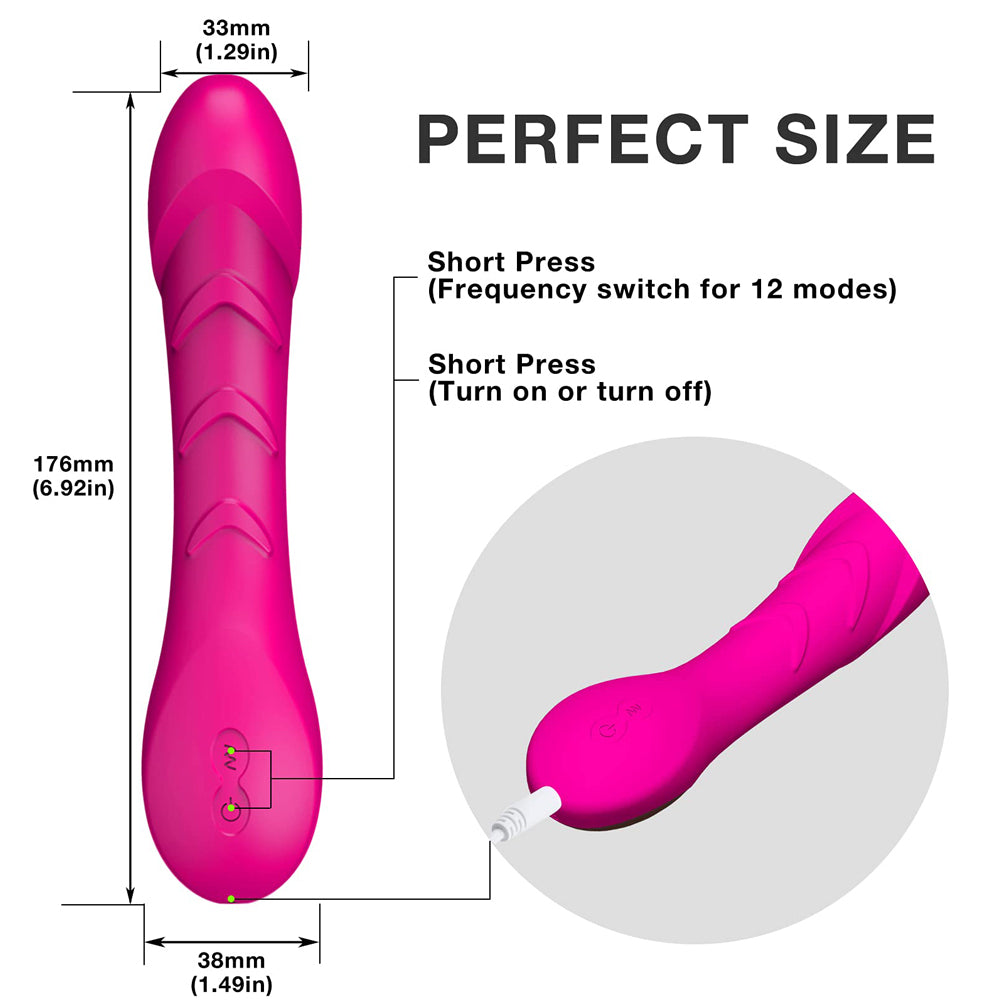 Vibrating Dildos Silicone Female Automatic Masturbator – product view 7