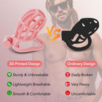 Male Chastity Device Cock - Adult Sex Toy For Male Penis Exercise With 4 Size Rings Invisible Lock And Key – product view 4