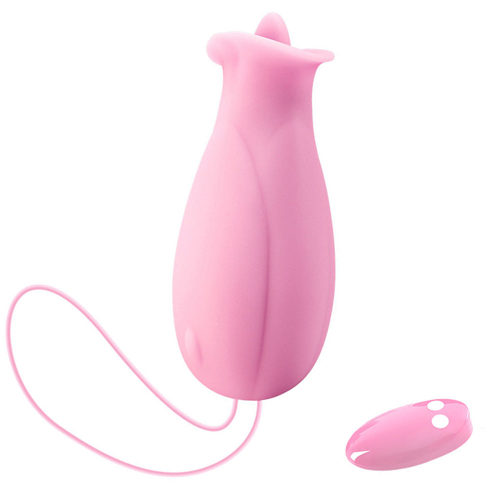 Pink Rose Vibrater Wireless Remote Masturbation Nipple Vibrator – product view 7