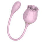 Rose Vibrator - 9 Vibration Tongue Vibrator with Vibrating Egg – product view 5