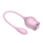 Rose Vibrator - 9 Vibration Tongue Vibrator with Vibrating Egg – product view 3