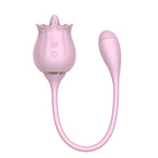 Rose Vibrator - 9 Vibration Tongue Vibrator with Vibrating Egg – product view 4