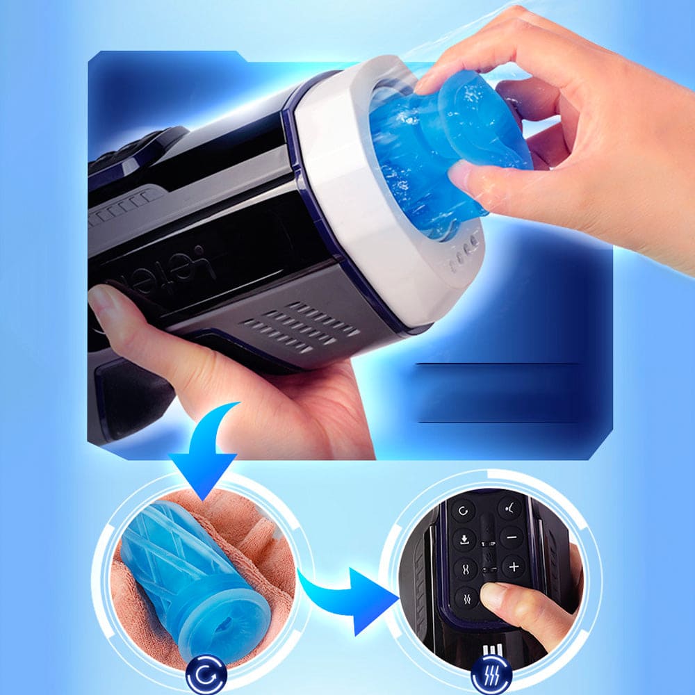 Leten Future Pro 708 3RD Generations Bluetooth Control 10 Modes Heating LED Screen Male Stroker – product view 17