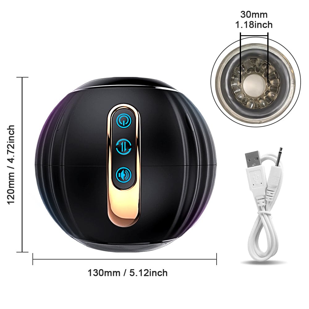 Pumpkin Bomb & Automatic Rotating Male Stroker Penis Stimulator – product view 7