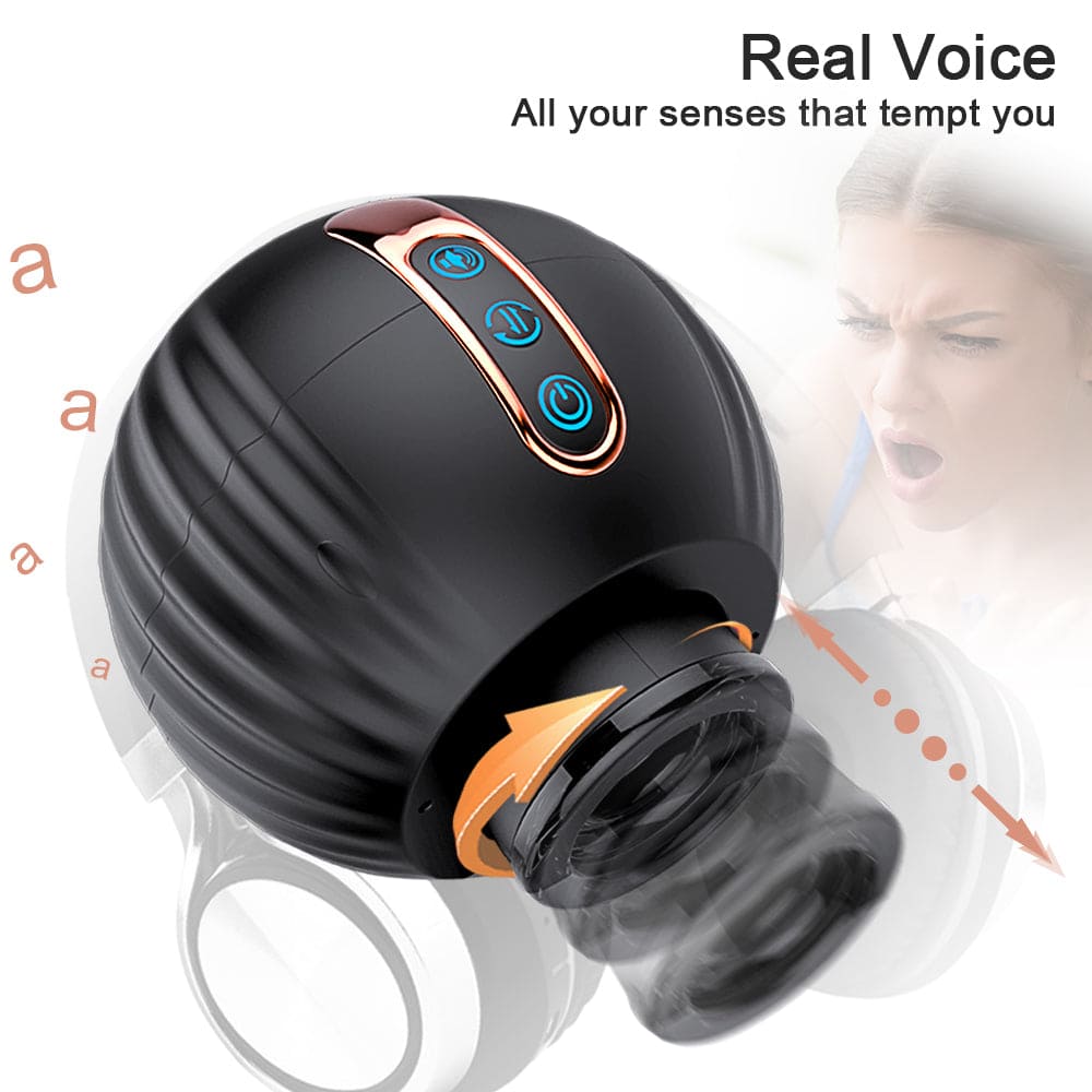 Pumpkin Bomb & Automatic Rotating Male Stroker Penis Stimulator – product view 4