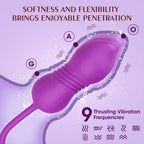 Rose Vibrating Tongue Licking Waterproof Vibrator – product view 3