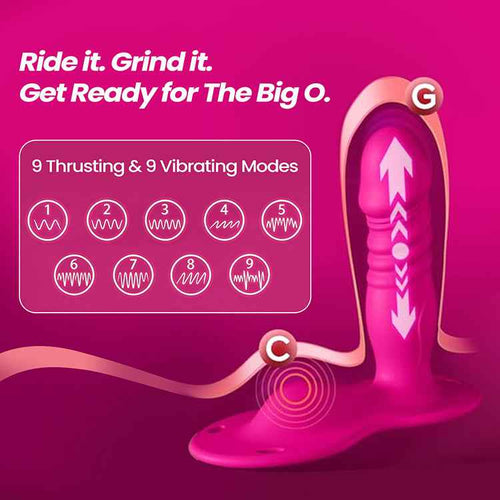 Ravira - Riding Grinding Strap-On Thrusting Massager