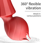 20 Frequency Vibration Mode Rose Vibrators Magic Wand Rechargeable – product view 3
