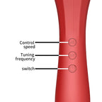 20 Frequency Vibration Mode Rose Vibrators Magic Wand Rechargeable – product view 6