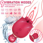 2 in 1 Rose Sex Toy for Women Clit Tongue Licking Rose Vibrator – product view 3