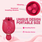 2 in 1 Rose Sex Toy for Women Clit Tongue Licking Rose Vibrator – product view 5