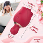 2 in 1 Rose Sex Toy for Women Clit Tongue Licking Rose Vibrator – product view 10