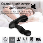 Remote Control Dual Vibrating Heated Tongue Licking Clitoris Stimulator Anal Plug – product view 6