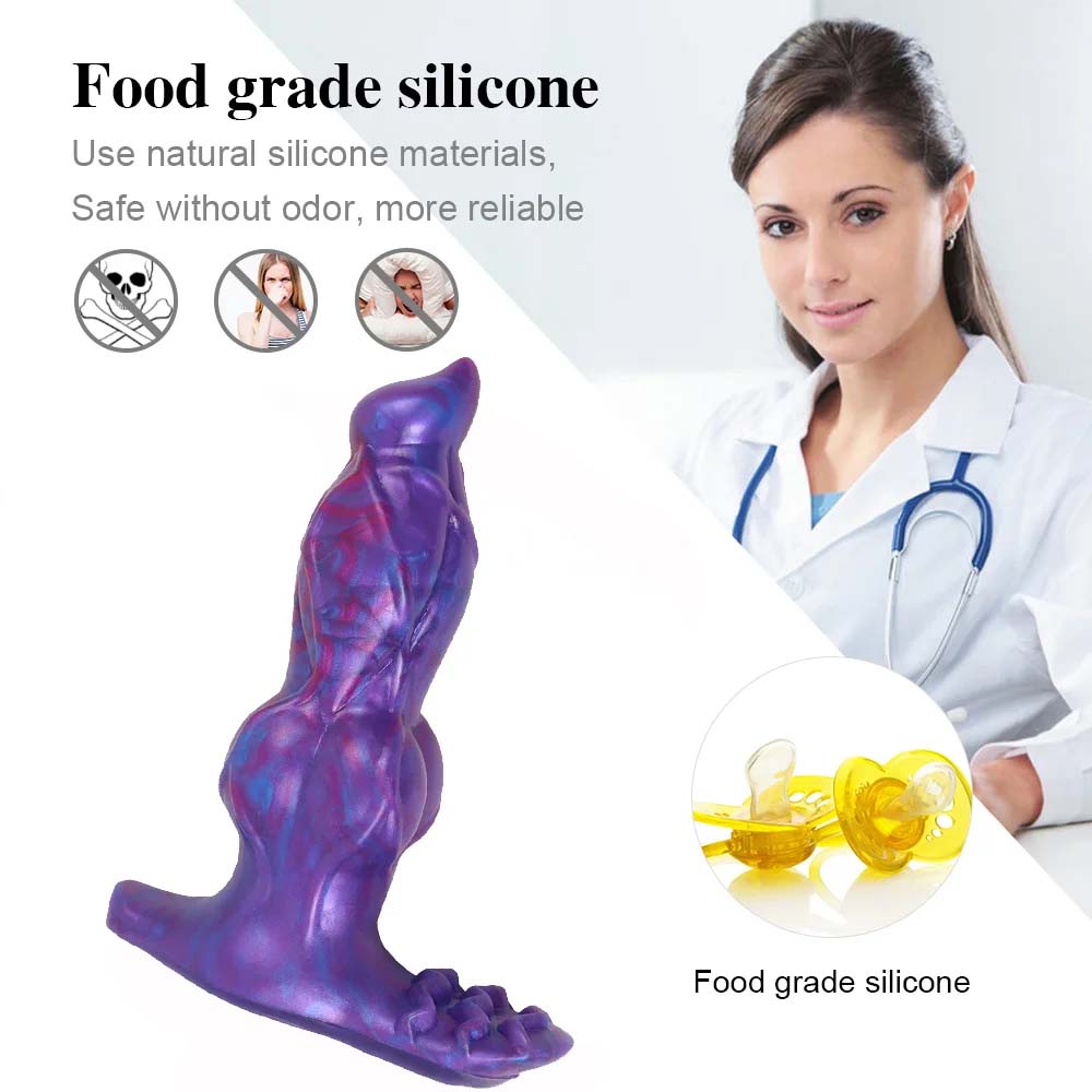 Wireless Remote Control Silicone Electric Anal Plug Dog Penis Fantasy Dildo – product view 6