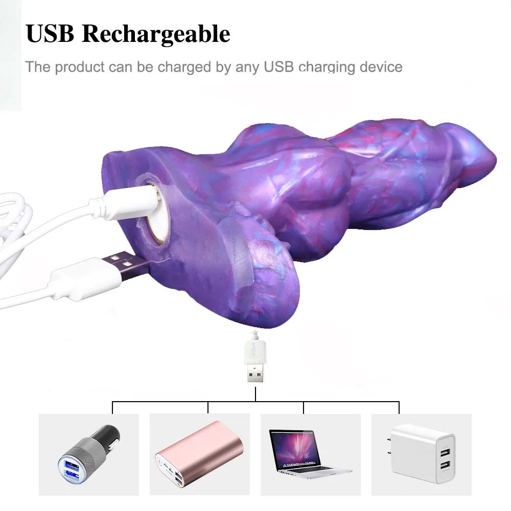 Wireless Remote Control Silicone Electric Anal Plug Dog Penis Fantasy Dildo – product view 9