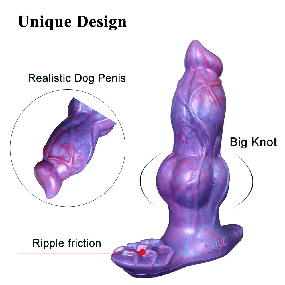 Wireless Remote Control Silicone Electric Anal Plug Dog Penis Fantasy Dildo – product view 7