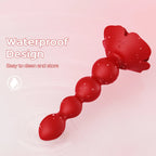 Rose Gyrating Anal Beads – product view 5