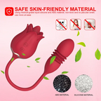 Rose Vibration Tongue Vibrator Egg Vibrator Thrusting Vibrator – product view 4