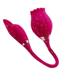 Rose Sucking Vibrator Toy For Women With Vibrating Egg – product view 6