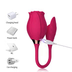 Rose Sucking Vibrator Toy For Women With Vibrating Egg – product view 8