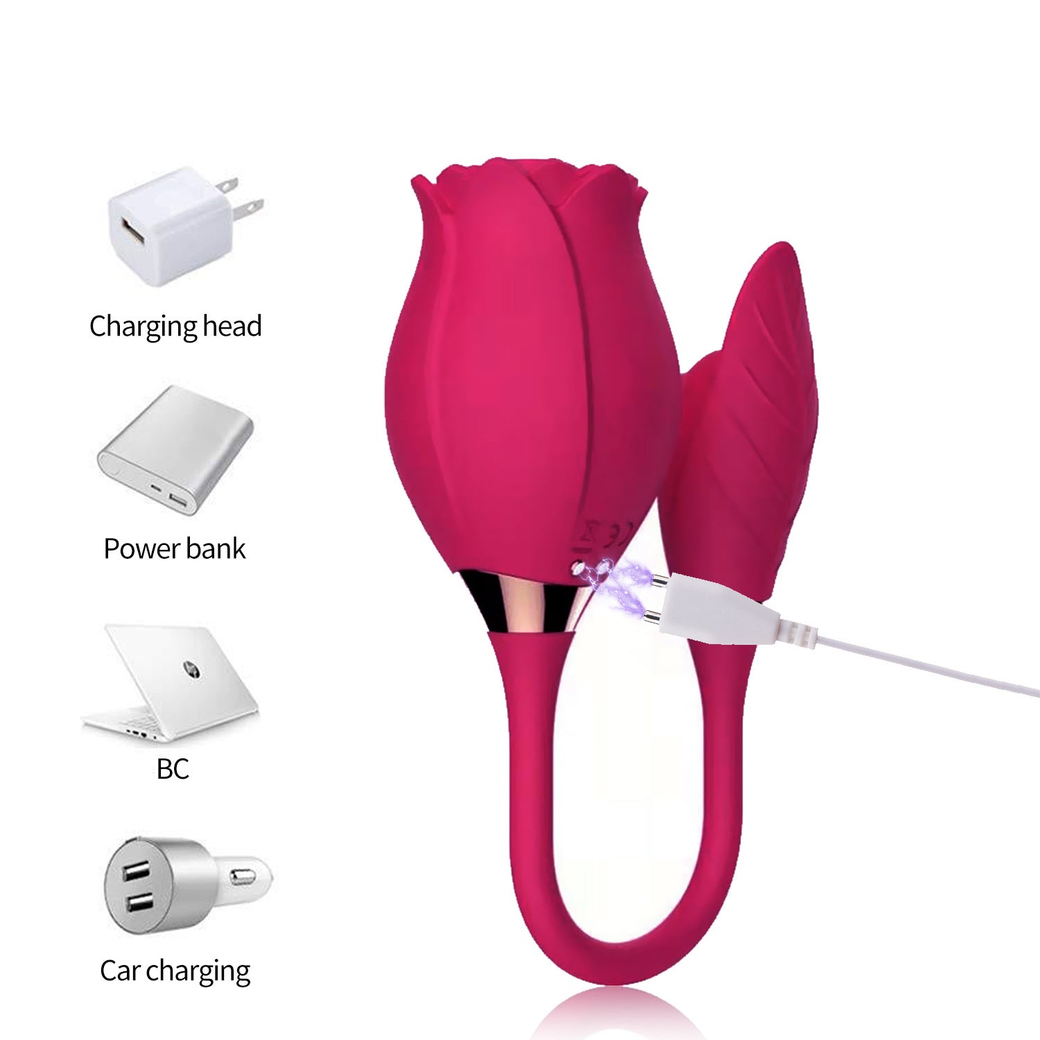 Rose Sucking Vibrator Toy For Women With Vibrating Egg – product view 8
