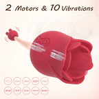 10 Vibrations Rose Suction Vibrator Masturbation Massager – product view 9