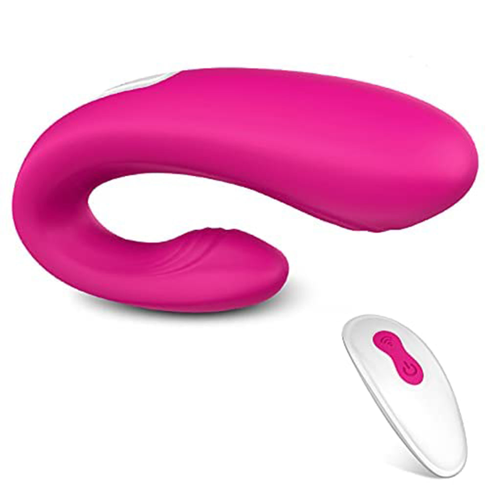 9 Frequency Vibration Couples Vibrator Wireless Remote Pink Vibrator – product view 8