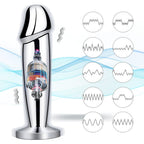 Metal Wireless Remote Control Imitation Dildo Vibrating Butt Plug – product view 5