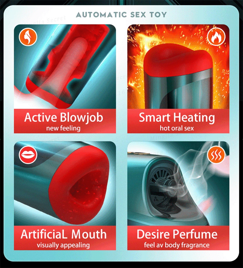 Leten Blowjob III - Automatic Retractable Sucking & Heating Men's Stroker – product view 7