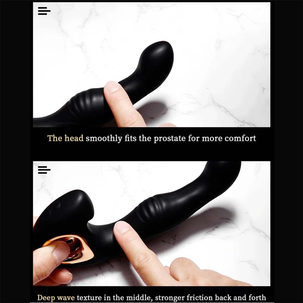 Men's Backcourt Masturbation Supplies Heated And Vibrating Prostate Massagers – product view 5
