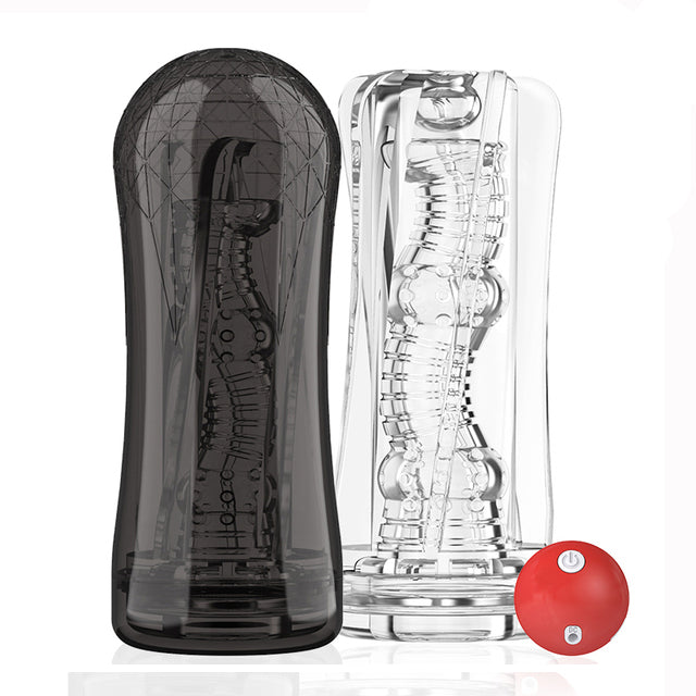 Red Eagle 10 Vibrations Air Pressure Sucking Electric Male Stroker Transparent Soft for Penis Stimulation – product view 13