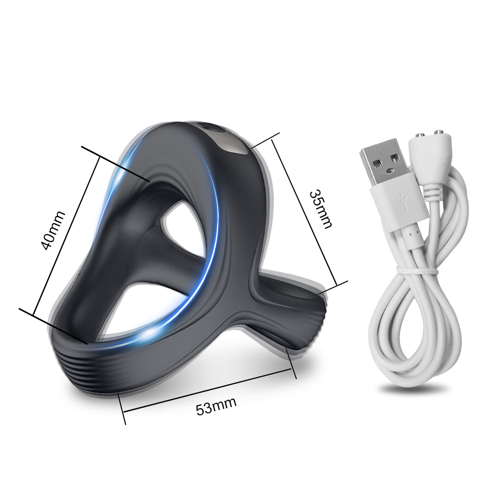 Uxol Vibration Penis Delay Lock Ring – product view 8