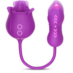 Rose Vibrating Tongue Licking Waterproof Vibrator – product view 8