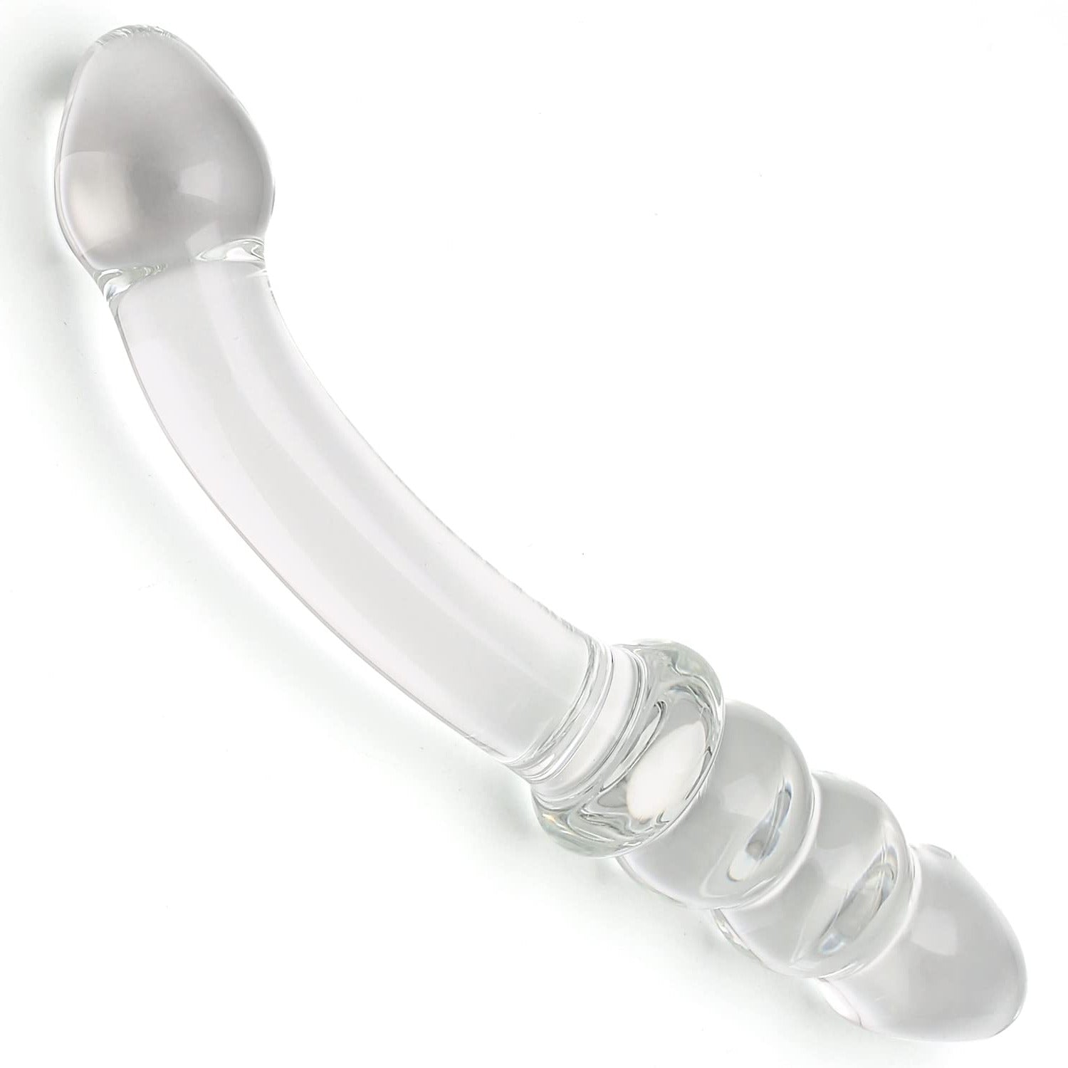 Purple & Pink & Transparent Crystal Glass Dildo G-spot Massager – product view 13