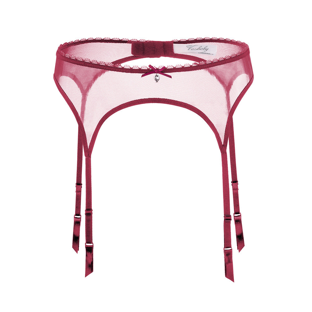 Transparent Mesh Ultra-Thin Women's Garter Belt – product view 5