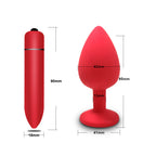 Silicone Masturbation Vibrating Butt Plug – product view 5
