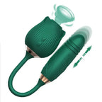 Rose Vibrator With Bullet Tongue