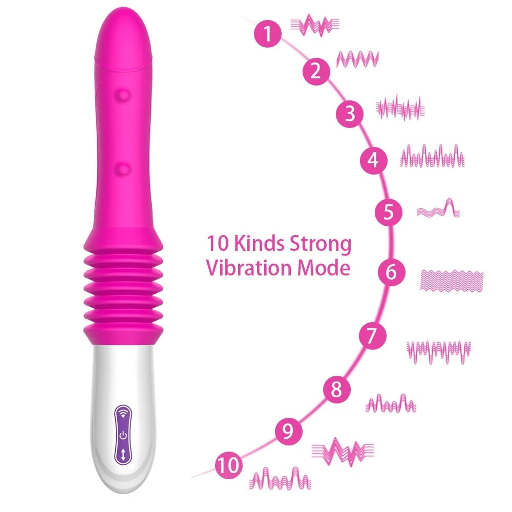 Automatic Hands Free Thrusting Dildo Vibrator – product view 10