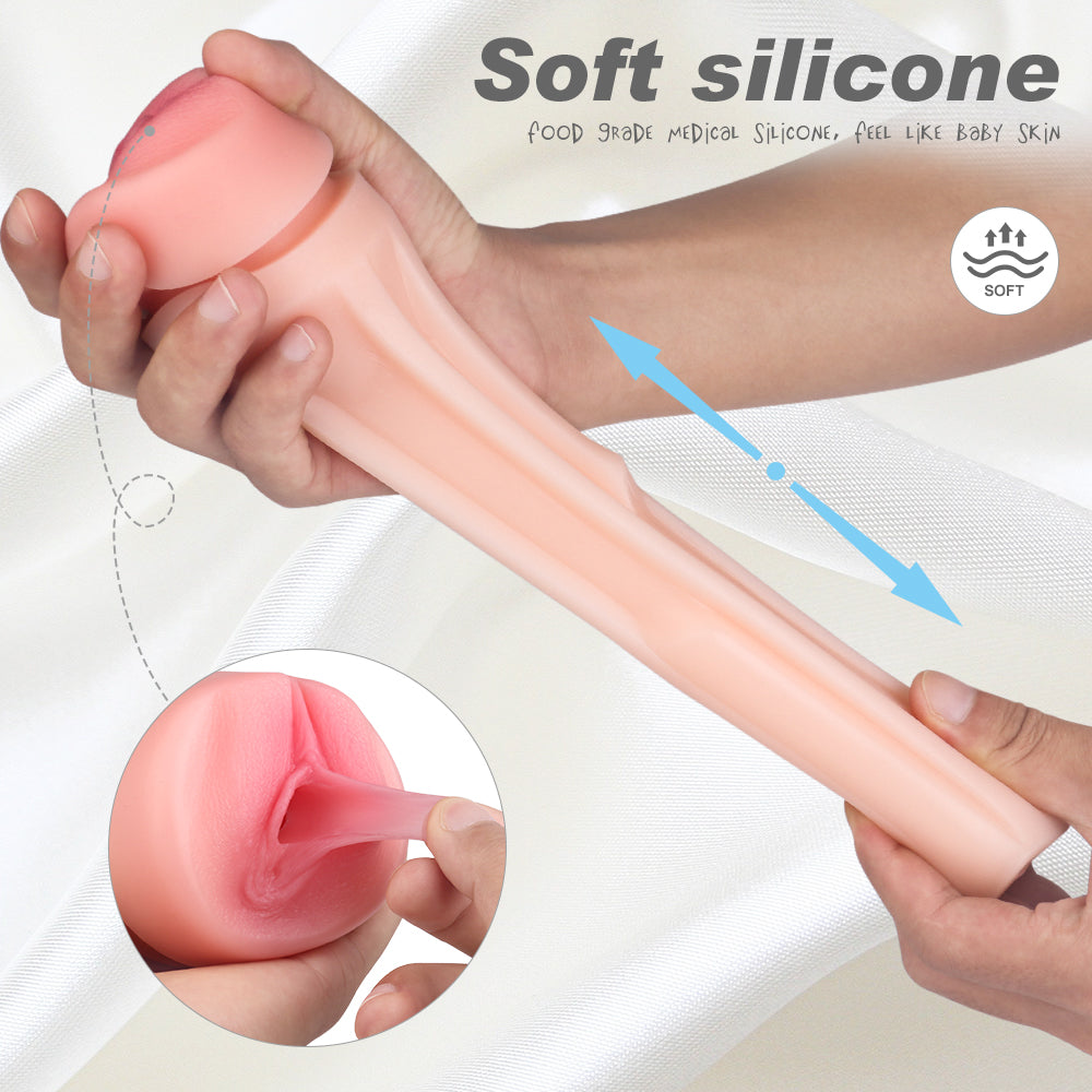 UltraGlide Silicone Male Stroker 3D Texture Realistic Vaginas & Pussy Sex Toys Sex Toys for Men – product view 4