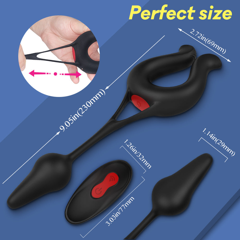 Wireless Remote Control Men's Penis Ring Vibrating Ring – product view 5
