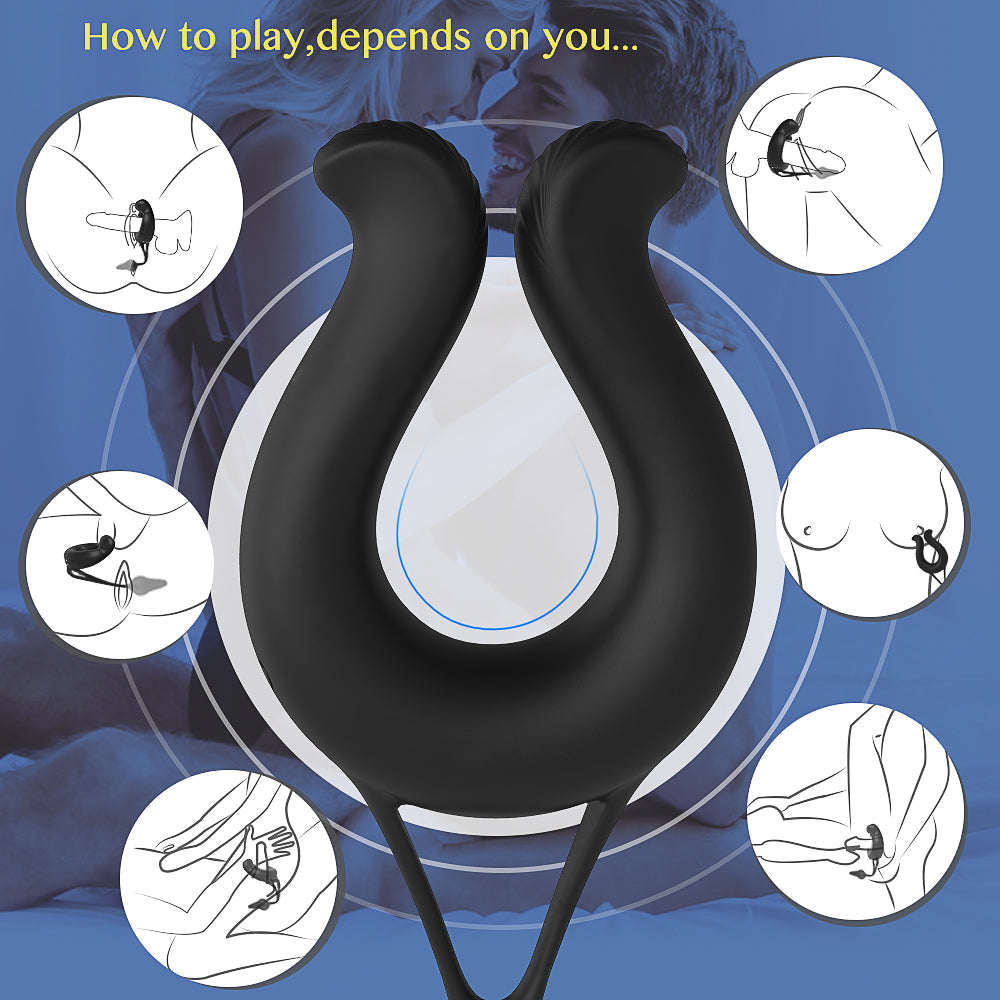 Wireless Remote Control Men's Penis Ring Vibrating Ring – product view 10