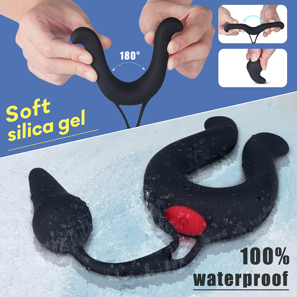 Wireless Remote Control Men's Penis Ring Vibrating Ring – product view 3