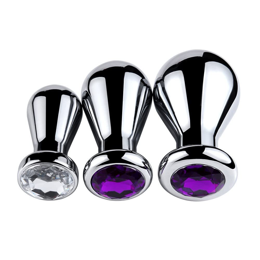 Stainless Steel Large Anal Plug Bulb Shape Jewelry Anal Plug – product view 4